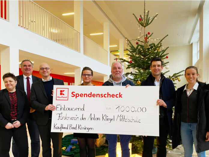 Kaufland spendet 1.000 Euro an die Anton-Kliegl-Schule